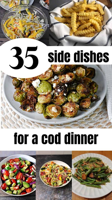 Pin for side dishes for cod. Sides For Cod, Side Dishes For Cod, Sides With Fish, Breaded Cod, Fish Sides, Simple Spinach Salad, Side Dishes For Fish, Vegetable Side Dishes Healthy, Quick Side Dishes