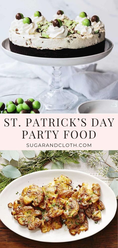 Make your party a place to be with these St. Patrick’s Day party food ideas. Serve up these Irish-inspired favorites including appetizers, sides, desserts, and drinks. Day Party Food Ideas, Irish Snacks, Pizza Swirls, Irish Appetizers, St Patrick's Day Appetizers, Baileys Ice Cream, Breakfast Shot, Guacamole Deviled Eggs, Beef Pizza