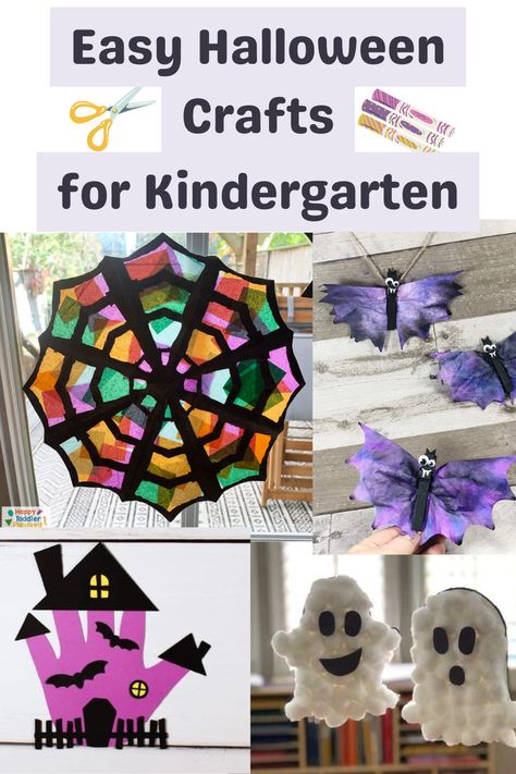 Get ready for Halloween with these easy crafts for kids and toddlers! Perfect for kindergarten, preschool, and homeschool activities. Simple and fun projects that will keep your little ones excited all season long. 🎃🖍️ #HalloweenCrafts #KidsCrafts #PreschoolFun #HomeschoolActivities Hanging Halloween Crafts Preschool, Halloween Craft For Kindergarten Party, 1st Grade Halloween Crafts Easy, Halloween Crafts For Kids Age 8, Kindergarten Halloween Crafts Easy, Easy Preschool Halloween Crafts, Preschool Halloween Crafts Easy, Easy Halloween Crafts For Kids Classroom, Halloween Craft For Kindergartners