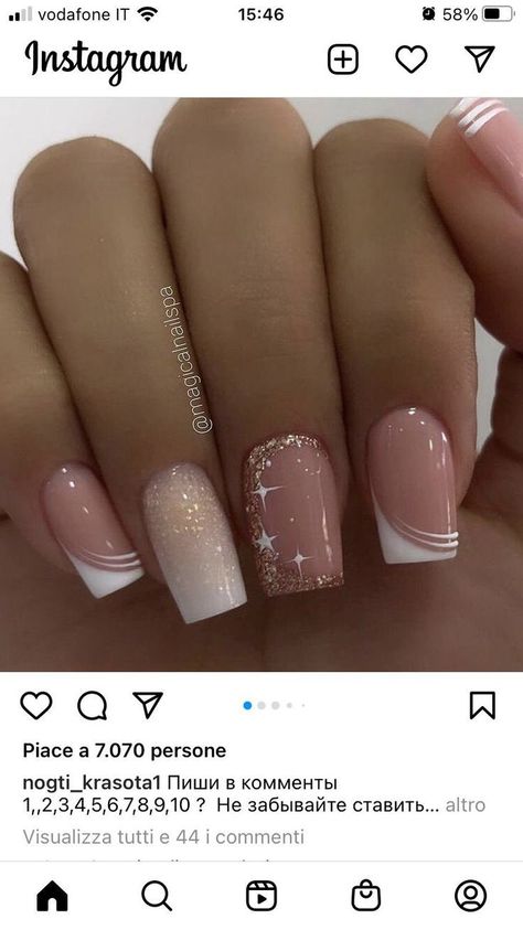 Elegant Short Gel Nail Designs, Fancy Gel Nails, Elegant Manicure Ideas, Fancy French Manicure, Nails Frances, Nails Art Designs, Nails Yellow, Manicure Nail Designs, French Manicure Nails