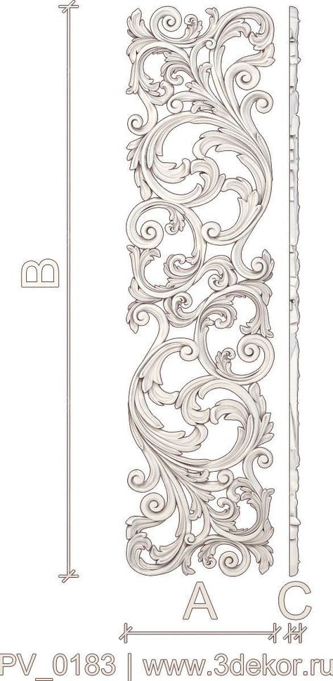 Ornament Drawing, Tooling Patterns, Baroque Ornament, Wood Carving Designs, Scroll Pattern, Wood Carving Patterns, Carving Designs, Scroll Design, Filigree Design