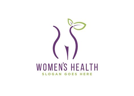 Women's health logo template | Premium Vector #Freepik #vector #menopause #women-logo #female-logo #women-health Gynecologist Logo, Gynecology Logo, Female Logo Design Creative, Womens Health Logo, Woman Icon Logo, Female Logo Design, Health Logo, Beauty Logo, Womens Health