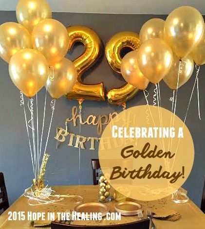 How to Celebrate a Golden Birthday! If you are under 31, you have celebrated your Golden Birthday whether you knew it or not. A Golden Birthday is when you turn the same age as your birth DATE; i.e., 17 on the 17th. Mine was a few years ago when I turned 20 on July 20th...okay it was 34 years ago but who is counting? Golden Birthday Ideas For Him, Last Year In My 20's Birthday Ideas, 29th Birthday For Him, 29th Birthday Ideas, 29th Birthday Ideas For Her, 29 Birthday Ideas For Her, Golden Birthday Ideas, 27 Birthday Ideas, Golden Birthday Gifts