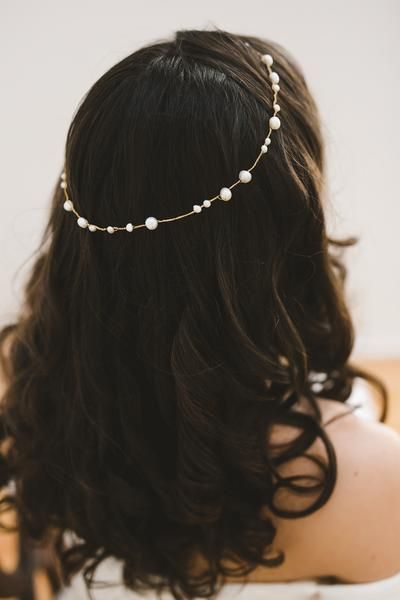 Wedding Circlet, Bridal Circlet, Bridal Hair Chain, Pearl Halo, Hairstyles Theme, Pearl Crown, Bridal Halo, Wedding Hair Head Piece, Hair Chains