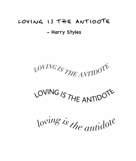 Harry Styles Golden Tattoo Ideas, Harry Styles Tattoos Golden, Loving Is The Antidote Tattoo, Harry Styles Inspired Tattoos Lyrics, Harry Styles Tattoos Lyrics, Hs1 Tattoo Ideas, Lyric Inspired Tattoos, Harry Styles Song Tattoos, Harry Styles Tattoo Inspiration