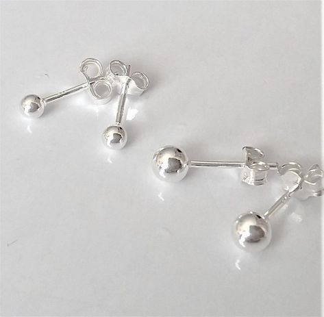 Urban Jewelry, Stacked Earrings, Tiny Studs, Small Earrings Studs, Tiny Stud Earrings, Sterling Silver Studs, Sterling Silver Earrings Studs, Minimalist Earrings, Silver Studs