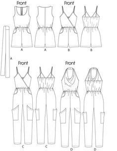 1000+ ideas about Women's Clothing Patterns on Pinterest | Maxi ... Free Printable Sewing Patterns, Sewing Patterns Free Women, Trendy Sewing Projects, Trendy Sewing Patterns, Printable Sewing Patterns, Sewing Clothes Women, Pattern Romper, Pattern Dress Women, Jumpsuit Pattern