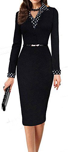 Long Sleeve Pencil Dress, Interview Outfits Women, Professional Attire, Interview Outfit, Wear To Work, Work Outfits Women, Professional Outfits, Work Office, Fashion Mode