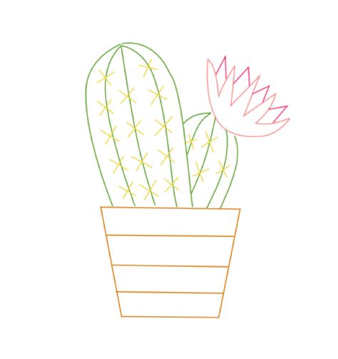 Cactus Embroidery Pattern Free, Cactus Embroidery Simple, Hand Embroidery Patterns Free, Crewel Embroidery Kits, Embroidery Transfers, Hand Embroidery Design Patterns, Embroidery Flowers Pattern, Embroidery Patterns Vintage, Needlework Patterns