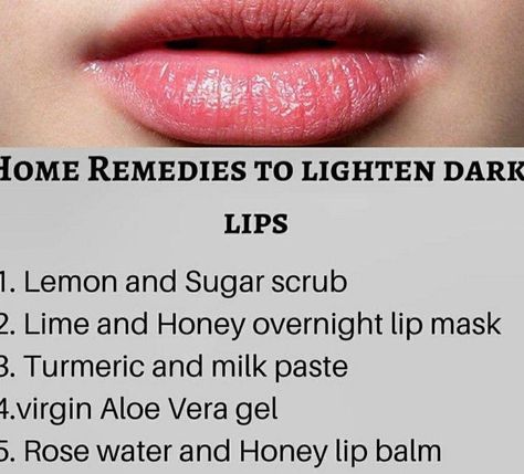 Remedies For Dark Lips, Lighten Dark Lips, Natural Pink Lips, Lip Scrub Homemade, Lip Scrub Diy, Clear Healthy Skin, Natural Skin Care Remedies, Lip Care Routine, Natural Face Skin Care