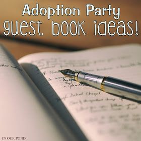 Foster-to-Adopt Party Guest Book Ideas from In Our Pond Mindfulness Journal Prompts, Smart Casual Dress Code, Starbucks Card, Dress Code Casual, Adoption Party, Foster To Adopt, Smart Casual Dress, Adoption Day, Free Your Mind