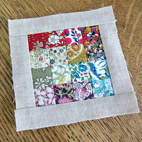 19 top completed | Ali | Flickr Rainbow Coasters, Liberty Quilt, Coasters Christmas, Scrap Projects, Postage Stamp Quilt, Patchwork Clothes, Liberty Fabrics, Very Berry, Sewing Tutorials Free