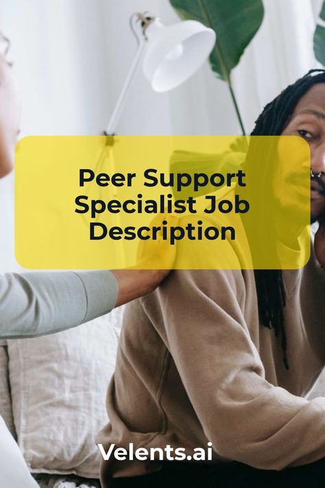 Peer Support Specialist Job Description template includes a detailed overview of the key requirements, duties, responsibilities, and skills for this role. It's optimized for posting on online job boards or careers pages and easy to customize this template for your company. Peer Recovery Support Specialist, Peer Support Group Ideas, Certified Peer Support Specialist, Peer Support Specialist, Recovery Coach, Mental Support, Job Description Template, Peer Support, Developmental Disabilities