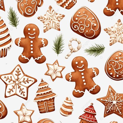 cute christmas seamless pattern with gingerbread cookies cartoon svg cartoon art cartoon drawing p Gingerbread Cookies Drawing, Gingerbread Drawing, Gingerbread Man Drawing, Art Cartoon Drawing, Gingerbread Clipart, Gingerbread Pattern, Gingerbread Svg, Cookie Drawing, Ad Drawing