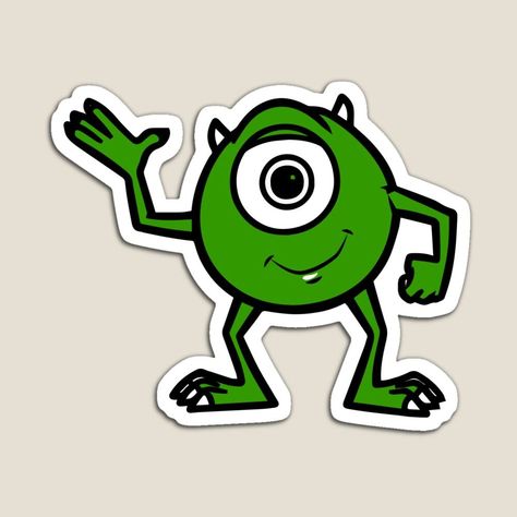 66087944_bluey-gromit_TBCTK Mike Wazowski Onesie, Mike Wazowski, Cartoon Stickers, Sticker Art, Love Is All, Funny Stickers, Onesies, My Art, Independent Artist