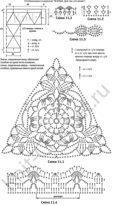 Crochet Triangle Pattern, Crochet Bra Pattern, Crochet Travel, Crochet Bra, Mode Crochet, Crochet Triangle, Crochet Fashion Patterns, Crochet Square Patterns, Crochet Motifs