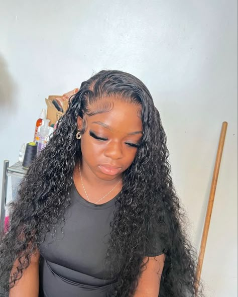 Hairstyle Suggestions, Hair Plugs, Birthday Hairstyles, Wig Install, Hair Due, Protective Hairstyles Braids, Frontal Hairstyles, Curly Hair Wig, Deep Wave Hairstyles