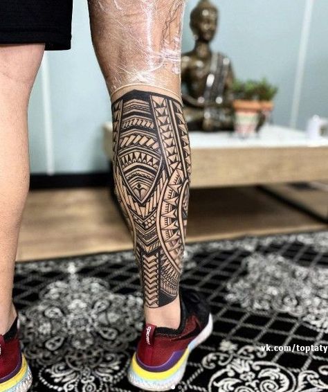 Maori Leg Sleeve Tattoo, Maori Calf Tattoo Men, Leg Polynesian Tattoo For Men, Leg Maori Tattoo Men, Leg Armor Tattoo, Maori Tattoo Designs Leg, Polynesian Tattoo Designs Leg, Maori Leg Tattoo, Legs Tattoo Men