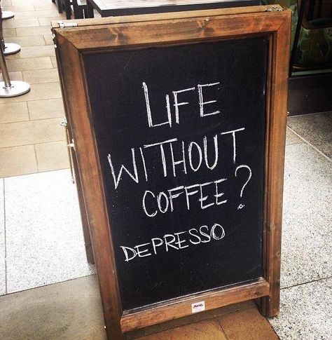 Coffee Is Life Quotes, Funny Coffee Shop Signs, Sayings About Coffee, Coffee Shop A Frame Sign, Coffee And Tea Quotes, Funny Coffee Signs Chalkboard, Restaurant Chalkboard Ideas Funny, Funny Coffee Bar Signs, Working In A Coffee Shop Aesthetic