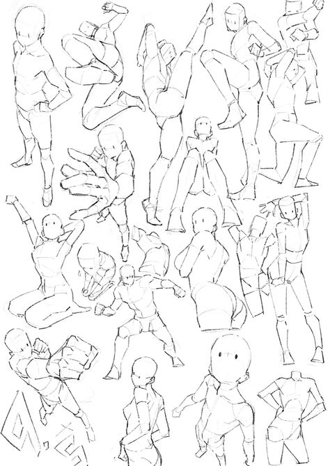 Bodies In Perspective Reference, Pose Reference Pokemon, Walking Forward Pose Reference, Body Side View Drawing Reference, Reference Photos Bodies, Push Pose Reference, Poses For Reference Sheets, Top Down View Reference, Workout Reference Pose