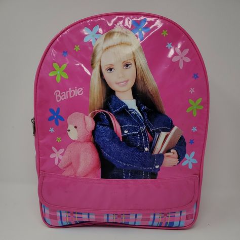 Barbie Backpack, 1997 Barbie, 1996 Barbie, Horse Backpack, 2000s Barbie, Kids Teddy Bear, Plush Horse, Barbie 90s, School Bookbags