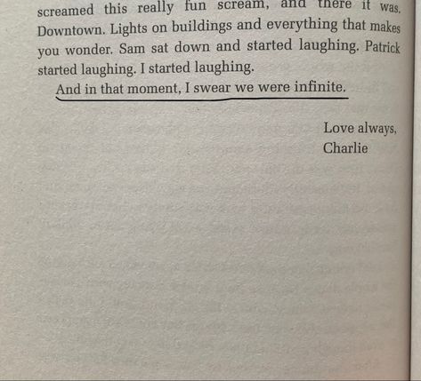 And In This Moment I Swear Infinite, And In That Moment We Were Infinite, I Swear We Were Infinite, We Were Infinite, Dump Photos, Grad Quotes, Starbucks Vanilla, Perks Of Being A Wallflower, Reading Journal