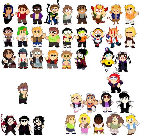 Hellpark Characters, Hell Park, Aphmau Characters, Goth Kids, South Park Funny, South Park Characters, Mary I, South Park Fanart, Adventure Time Art