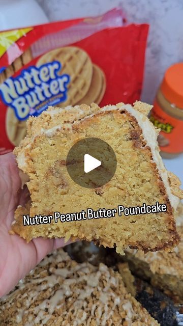 Nutter Butter Peanut Butter Pound Cake, Nutter Peanut Butter Pound Cake, Nutter Butter Pound Cake, Nutter Butter Cake, Peanut Butter Pound Cake, Butter Pound Cake, Cream Cheese Pound Cake, Nutter Butter, Peanut Butter Cake