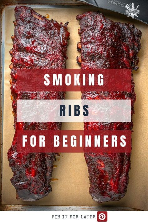 Smoked Pork Ribs Recipes, Easy Smoked Ribs In Smoker, First Time Smoker Recipe, Ribs On Smoker Grill, Smoked Ribs In Pellet Smoker, Ribs Smoker Recipe, Smoked Ribs In Smoker, Cooking Beef Ribs, Smoked Ribs Recipe