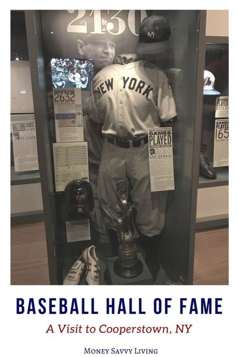 Planning Your Trip to Cooperstown, NY and the Baseball Hall of Fame // Money Savvy Living #thisisCooperstown #CNY #baseball Cooperstown Ny, Frugal Travel, Baseball Hall Of Fame, Money Savvy, Old Train Station, East Coast Road Trip, New York Style Pizza, Hometown Pride, Baseball Photos