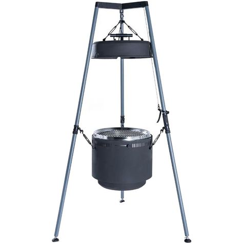 Burch Barrel Suspended Grill & Firepit | Backcountry.com Wood Grill, Wood Pellet Grills, Fire Grill, Smoked Ribs, Wood Pellet, Wood Burning Fire Pit, Grill Grates, Wood Pellets, Pellet Grill