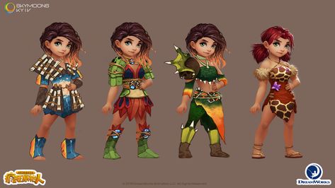 ArtStation - The Croods - Concept art The Croods Oc, Croods Oc, Fan Reference, Cave People, The Croods, Stone Age, Character Designs, Owl House, Character Design Inspiration