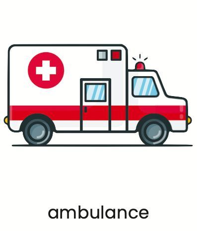 Cartoon Ambulance, Ambulance Drawing, Ambulance Clipart, Ambulance Cartoon, Letters Drawing, Transportation Preschool Activities, Ems Tattoos, Cars Cartoon, Prek Crafts