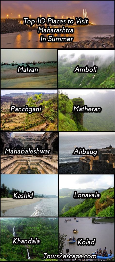 India Beautiful Places, Travel India Beautiful Places, Travel Destinations In India, India Travel Places, Nature Destinations, Mahabaleshwar, India Travel Guide, Travel Infographic, Holiday Travel Destinations