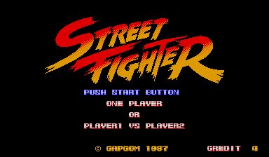 Street Fighter Start Screen Street Fighter Arcade, Street Fighter 1, Street Fighter Game, Capcom Street Fighter, Street Fighter 2, Start Screen, Street Fighter Ii, Board Game Design, Classic Video Games