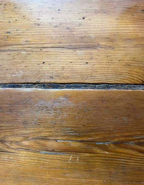 An update on how our oakum is holding up after installing it 2 1/2 years ago to fill gaps in our original and very old hardwood floros. Old Hardwood Floor Ideas, Pine Wood Flooring, Old Wood Floors, Oak Floors, Old Wood, Wooden Flooring, Wood Floors, Hardwood Floors, Pine Wood