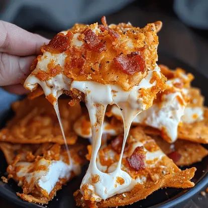 Cream Cheese and Bacon Stuffed Doritos deliver a crispy, cheesy bite perfect for parties or snacks. Try this easy recipe today! Stuffed Doritos, Spicy Sweet Chili Doritos, Doritos Recipes, Patty Melt Recipe, Caramelized Onions Recipe, Cream Cheese Pasta, Cheese Pasta Recipes, Dorito Chicken, Roasted Potato Recipes