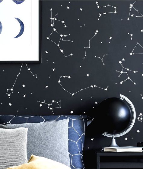 Constellation Ceiling, Ceiling Decals, Constellation Stickers, Constellations Zodiac, Constellation Wall Art, Science Wall, Space Decals, Constellation Wall, Science Room