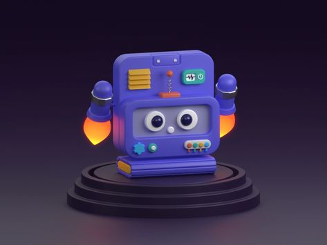 Space Gas Station, Cloudy City, Business Outline, 3d Ui, Toy Robot, 3d Toys, Simple Character, Silhouette People, 3d Blender