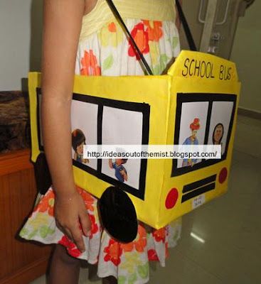 Wheels on the bus prop - can make small ones like this or use this idea to make a big one for photo booth prop! School Bus Costume, Bus Craft, School Bus Crafts, School Donations, Bus Crafts, School Supply Drive, The Wheels On The Bus, Magic School Bus, School Bus Driver