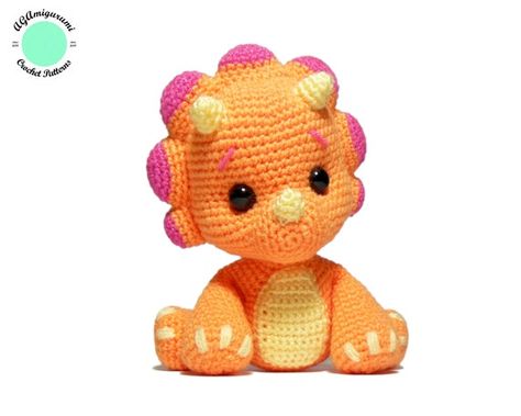 Crochet Triceratops PATTERN Amigurumi Dinosaur Pattern PDF | Etsy New Zealand Crochet Triceratops, Dragon Dinosaur, Amigurumi Dinosaur, Dinosaur Patterns, Crochet Dinosaurs, Dinosaur Crochet, Crochet Dinosaur Patterns, Crochet Dragon Pattern, Crochet Dinosaur