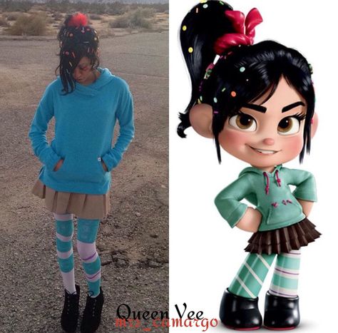 Vanellope Y Ralph, Diy Halloween Costume, Wreck It Ralph, Disney Cosplay, Cosplay Outfits, Girl Costumes, Princess Dress, Halloween Diy, Snow White