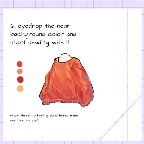 naii в Instagram: «Yey clothes tutorial and woahh 2 post in a day, bless me Lots of people asking me this like why, my clothes shading are trash 😭 I hope you…» Gacha Clothes Shading, Shading Clothes, Clothes Shading, Art Exercises, Paint Brush Drawing, Clothes Tutorial, How To Shade, Skin Color Palette, Lots Of People