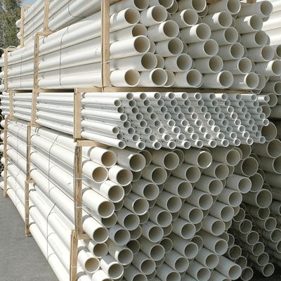 Material PVC Category Pipe Size 1-1/4" Pressure Rating 330 psi Part number 400-015 1-1/2"-W Plain End Schedule 40 PVC Pipe 400-015DescriptionSchedule 40 PVC corrosion-resistant pressure pipe, IPS sizes 1/8-24, is ideal for use in applications with temperatures up to and including 140 degrees F. Pressure rating (120 psi to 230 psi) varies with pipe size and temperature. It is generally resistant to most acids, bases, salts, aliphatic solutions, oxidants, and halogens. Chemical resistance data is available and should be referenced for proper material. Schedule 40 pipe is not recommended for threading or grooving. If threading is required for the application, solvent-cemented male or female adapters should be utilized. If grooving is required, solvent-cemented grooved adapters are available i