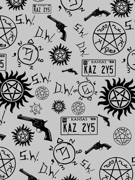 Supernatural Symbols Wallpaper, Supernatural Doodles, Spn Tattoo, Supernatural Svg, Supernatural Tattoos, Supernatural Logo, Supernatural Background, Supernatural Symbols, Graphic Symbols