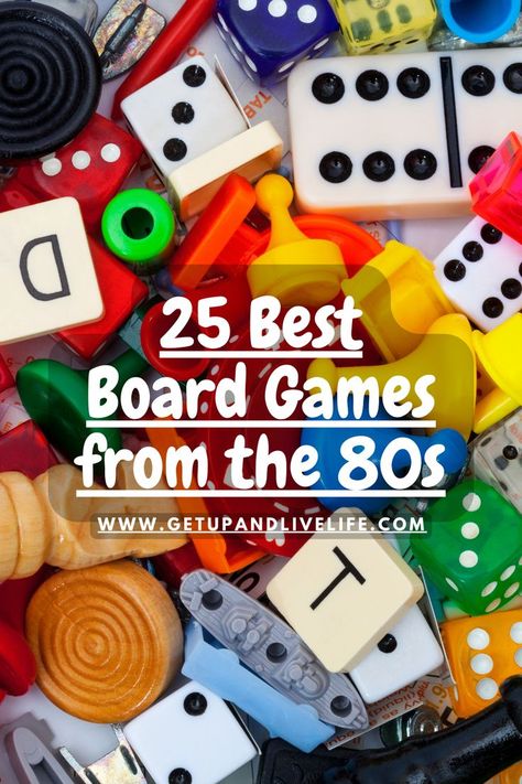 Best games of the 80s. 80 Games, Best Board Games, Old Memories, Night With Friends, Things To Do Alone, Things To Do At Home, Roll The Dice, 80s Nostalgia, Fun Board Games