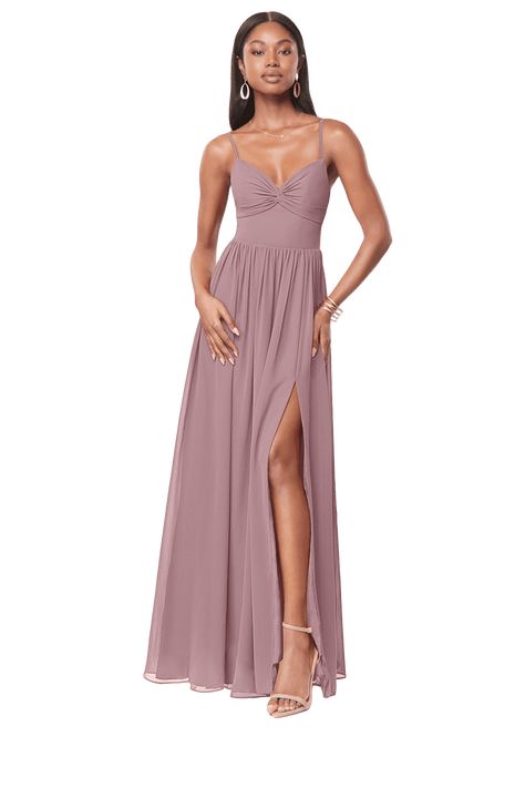 Dusty Rose Bridesmaid Dress, Dusty Rose Bridesmaid, Mauve Bridesmaid, Mauve Bridesmaid Dress, Dusty Rose Bridesmaid Dresses, Floor Length Chiffon Bridesmaid Dresses, Chiffon Bridesmaid Dresses, Azazie Bridesmaid Dresses, Chiffon Bridesmaid