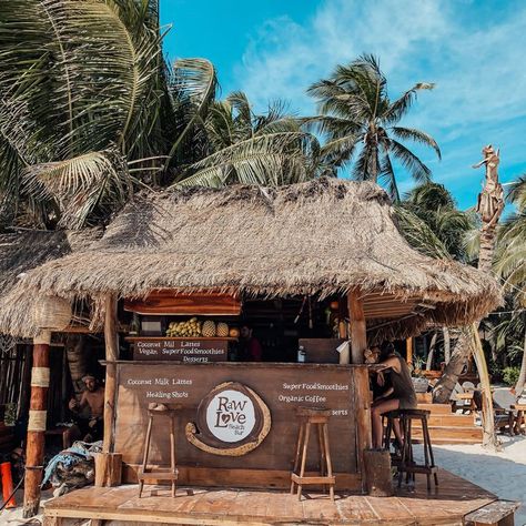 Surfer Shack, Tulum Mexico Beach, Tulum Restaurants, Surf Bar, Outdoor Restaurant Patio, Outdoor Restaurant Design, My Favorite Food, Food Instagram, Beach Cafe