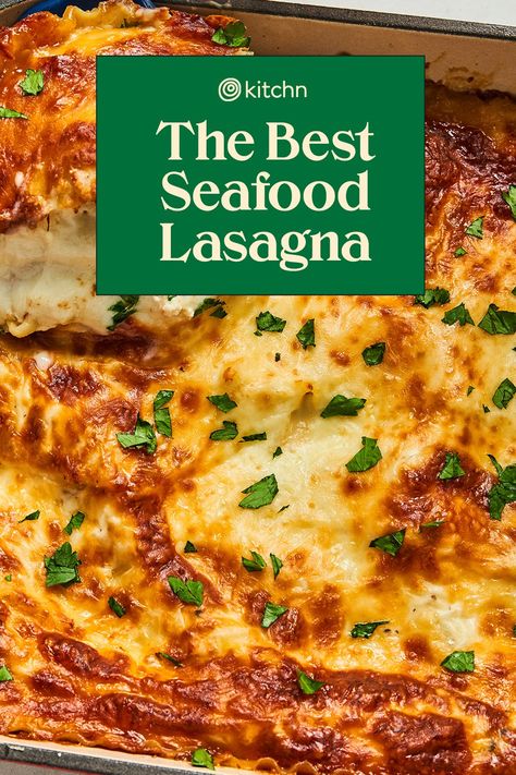 Creamy Seafood Lasagna, Sea Food Lasagna Recipe, Easy Seafood Lasagna, Seafood Lasagna Recipe Best, Fish Lasagna Recipe, Seafood Lasagne Recipes, Crab Lasagna Recipes, Seafood Lasagna Recipe White Sauce, Seafood Lasagna Recipe Easy