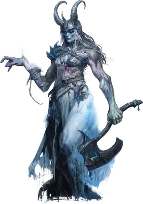 Preview 3 Fearsome Frost Giants From Bigby Presents: Glory of the Giants! - Posts - D&D Beyond Frost Giants Norse Mythology, Frost Giant Dnd, Frost Giant Art, Frost Giant Female, Giants Fantasy Art, Giants Dnd, Giant Character Design, Viking Dnd, Fantasy Giants